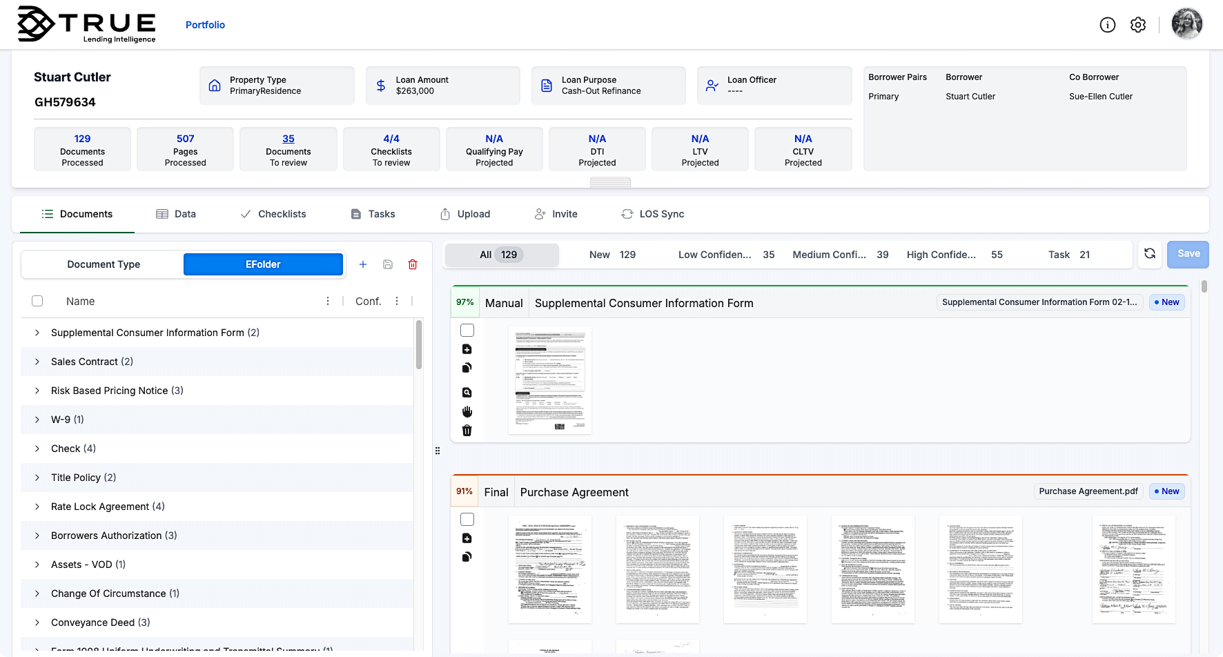 TRUE Platform Application Screenshot