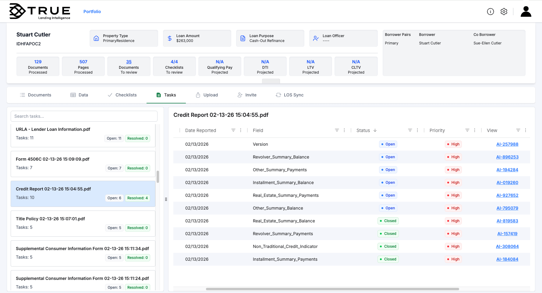 Loan Set Up Application Image